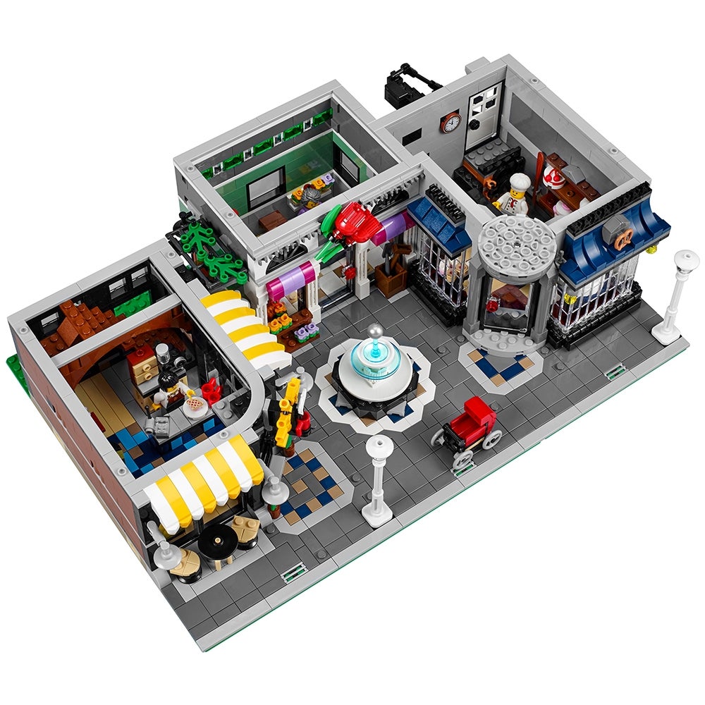 MODULAR BUILDING OLD BANK ASSEMBLY SQUARE 10255 LEGO COMPITIBLE TOWN HALL 10224